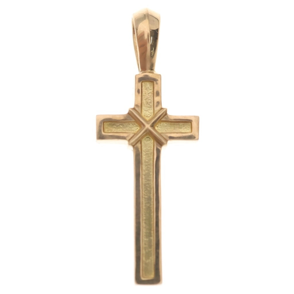 CHROME HEARTS(クロムハーツ) 22K MAPPLE THORPE メイプルソープ クロスチャーム ペンダントトップ ゴールド