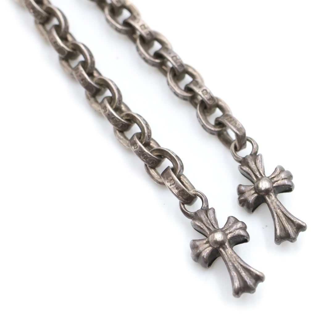 CHROME HEARTS(クロムハーツ) 3 SIDE ZIP ALLIGATOR 3サイドジップ アリゲーターレザー ピラミッドスタッズ ベイビーファット ウォレット 財布 ブラック