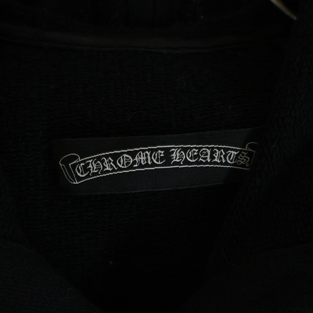 CHROME HEARTS(クロムハーツ) JUMP SUIT マルチレザークロスパッチ ダガージップ ジャンプスーツ オールインワン フーディー ブラック