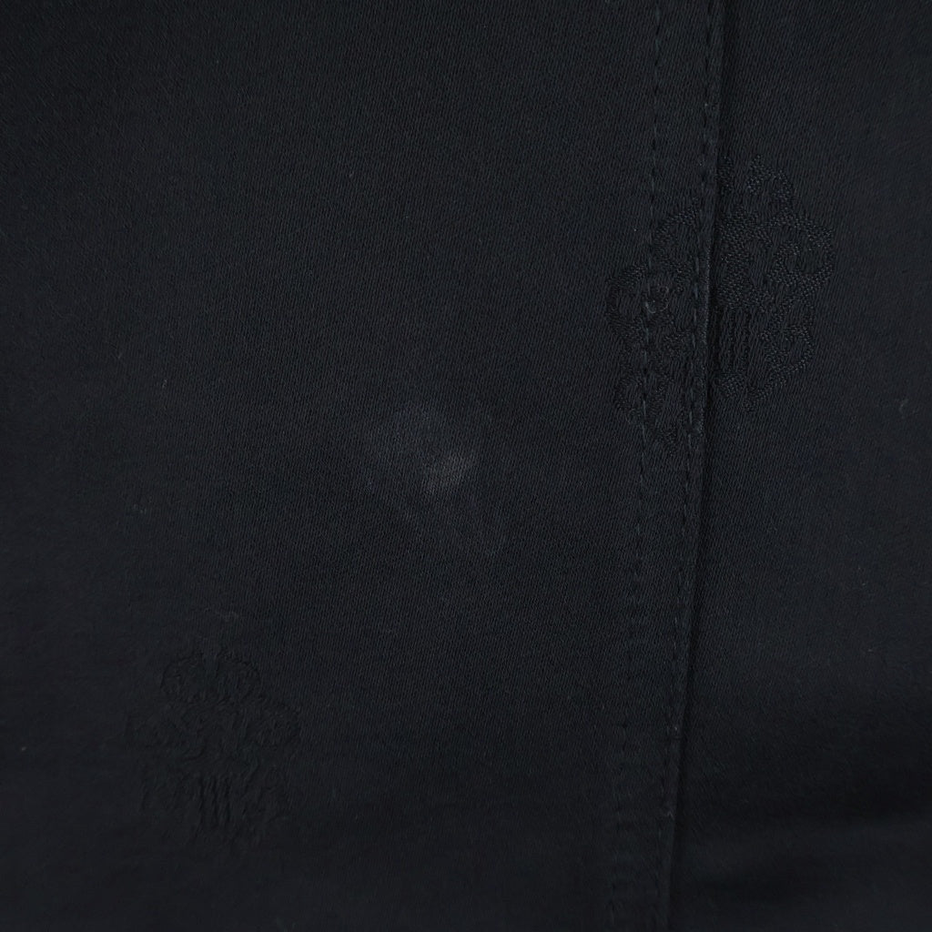 CHROME HEARTS(クロムハーツ) VINE DAGGER CARGO PANTS ヴァインダガー クロスボールボタン コットンカーゴパンツ ブラック