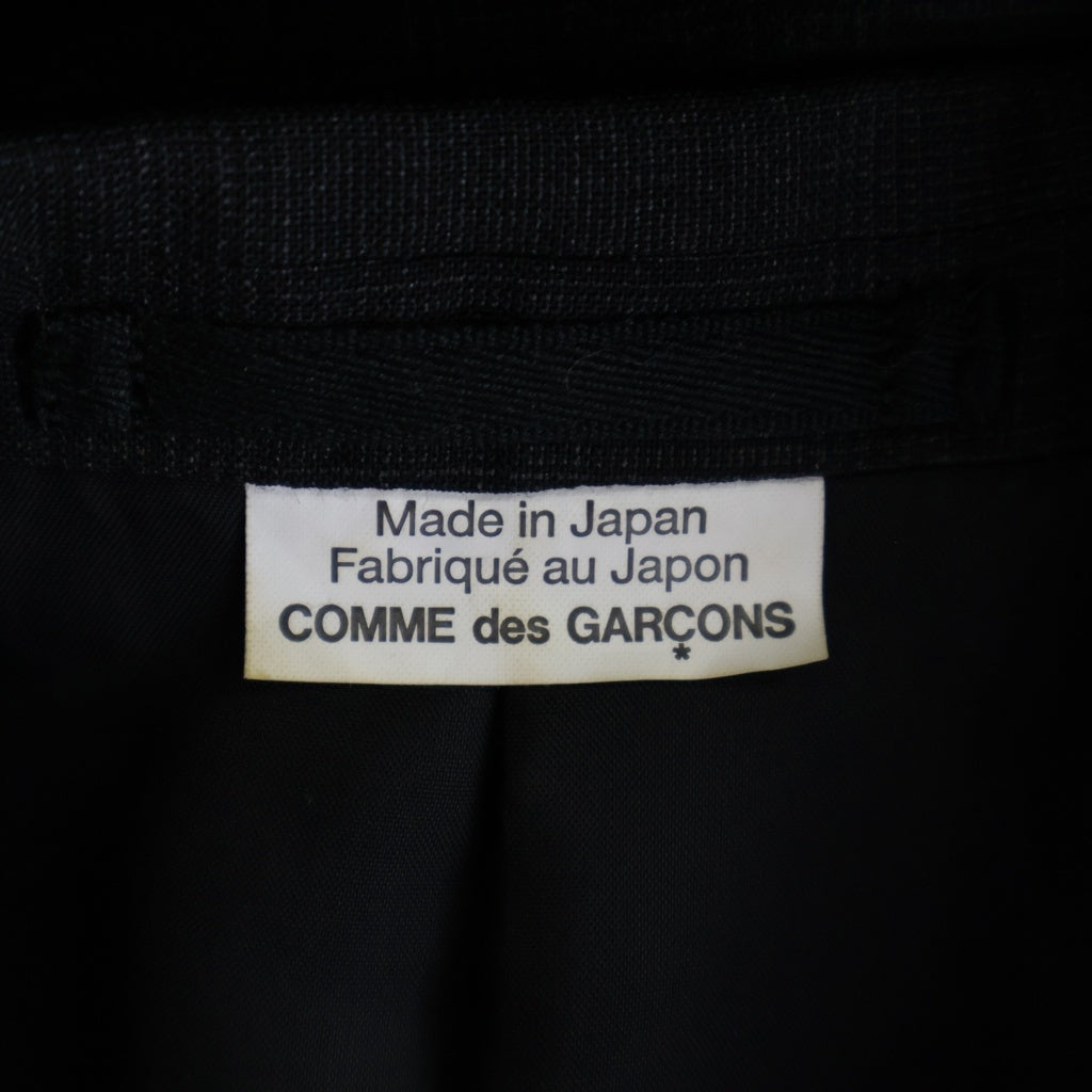 COMME des GARCONS HOMME DEUX(コムデギャルソン オムドゥ) グレンチェック テーラドジャケット グレー DB-J033