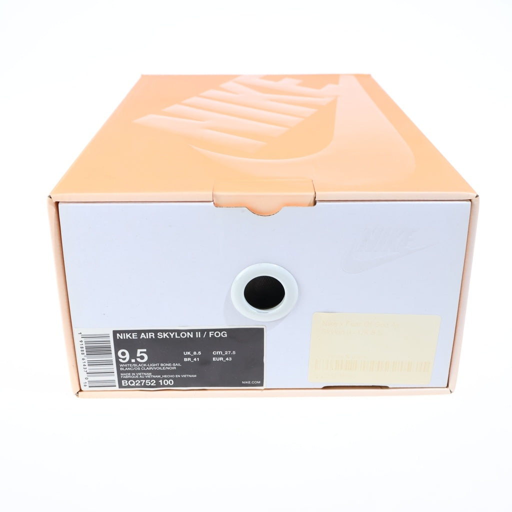 NIKE(ナイキ) ×Fear of God Air Skylon 2 BQ2752-100 ×フィアオブゴッド エアスカイロン2 ローカットスニーカー US9.5/27.5cm