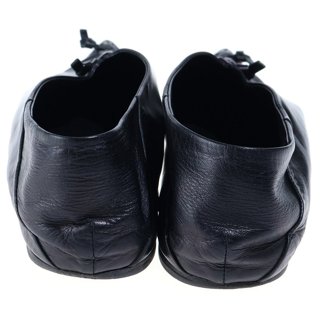 JIL SANDER(ジルサンダー) ポインテッドトゥ バレリーナシューズ パンプス ブラック J15WZ0004 レディース