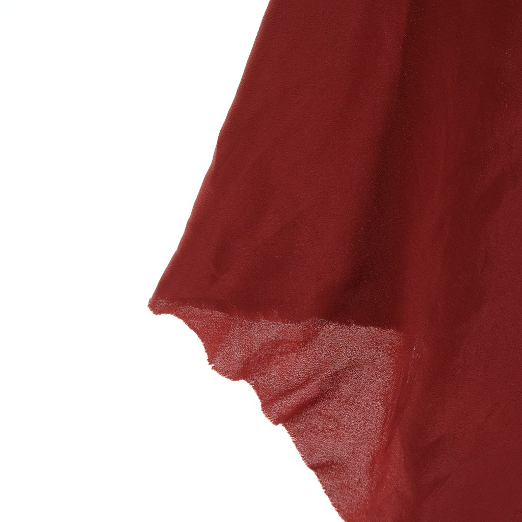 Rick Owens(リックオウエンス) 20FW カットオフデザイン クルーネック 半袖Tシャツ カットソー レッド レディース RP20F2218