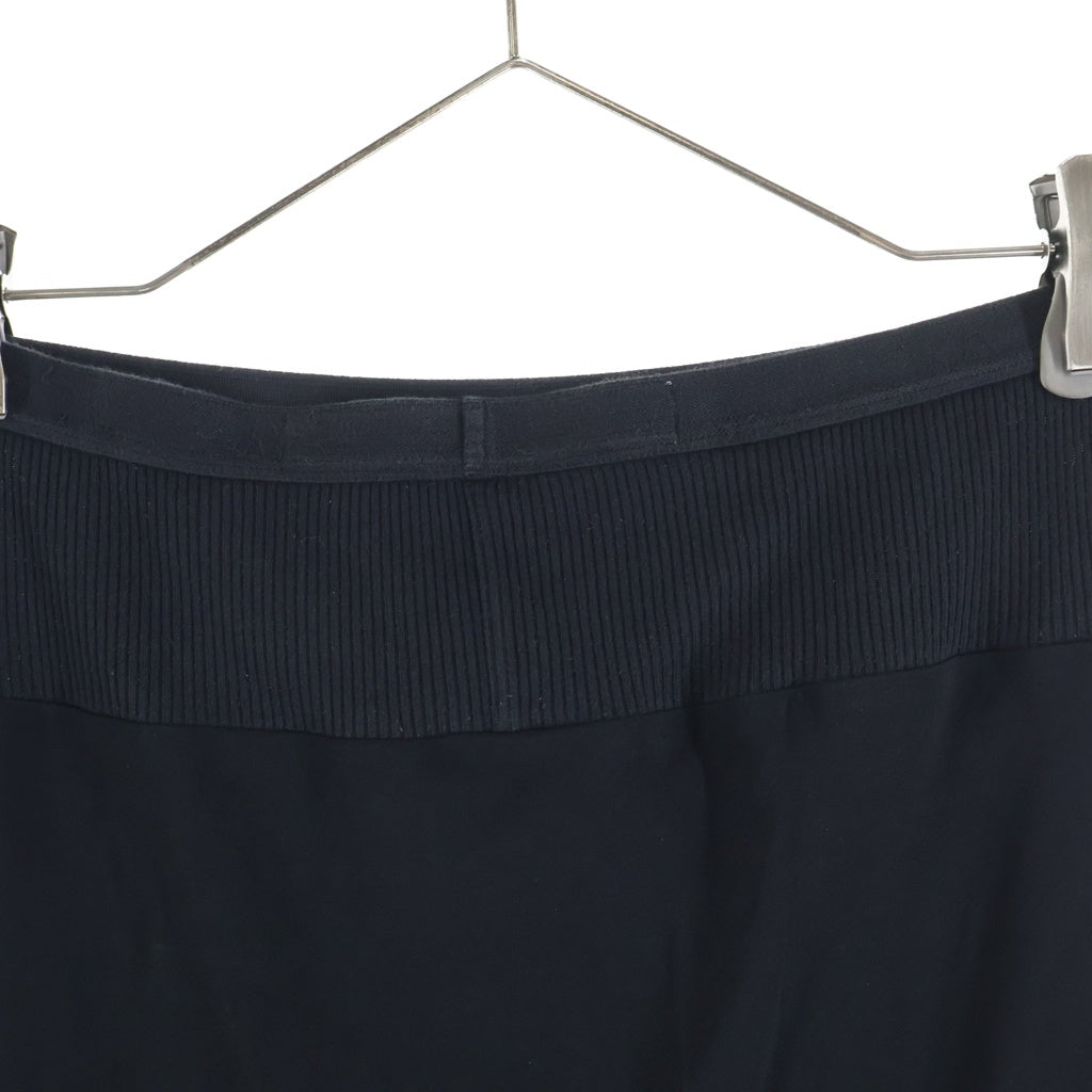 Rick Owens(リックオウエンス) 18FW 切替デザイン カットオフ ナロースカート ブラック レディース RP18F4332