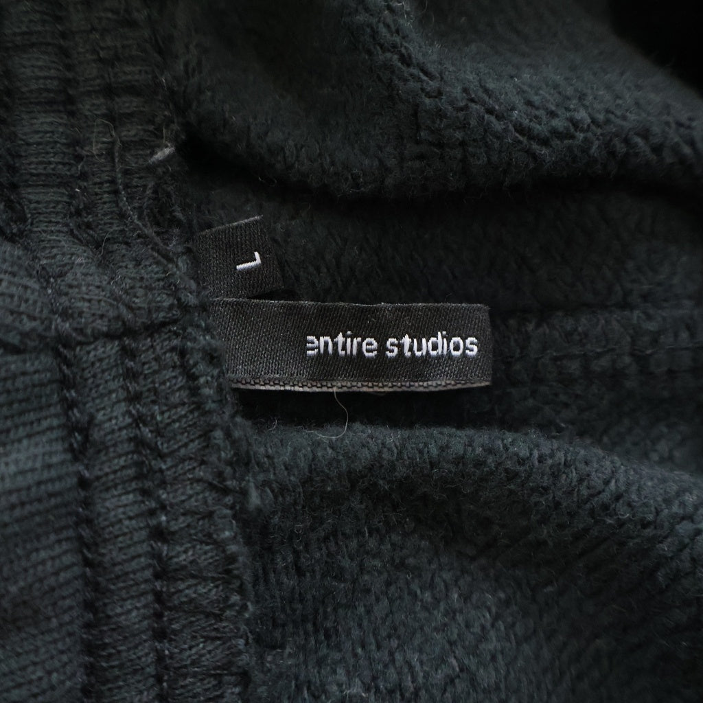 entire studios(エンタイア スタジオ) HEAVY GOCAR ES2379P0065 ヘビースウェット カーゴパンツ ブラック