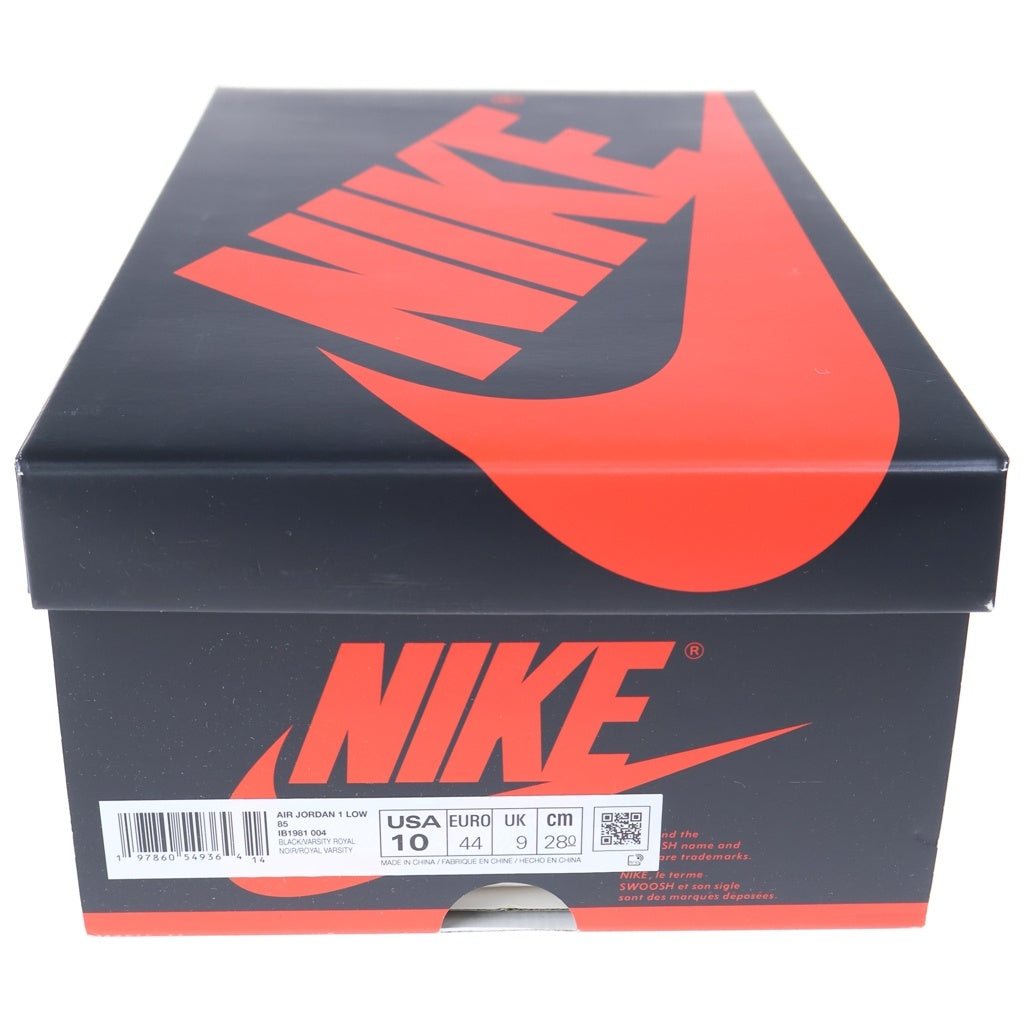 NIKE(ナイキ) AIR JORDAN 1 LOW 85 エアジョーダン ブラックアンドロイヤルブルー US10/28cm IB1981-004