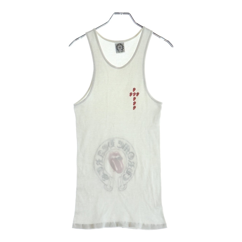CHROME HEARTS(クロムハーツ) ×ROLLING STONES リップタンタンクトップ ホワイト