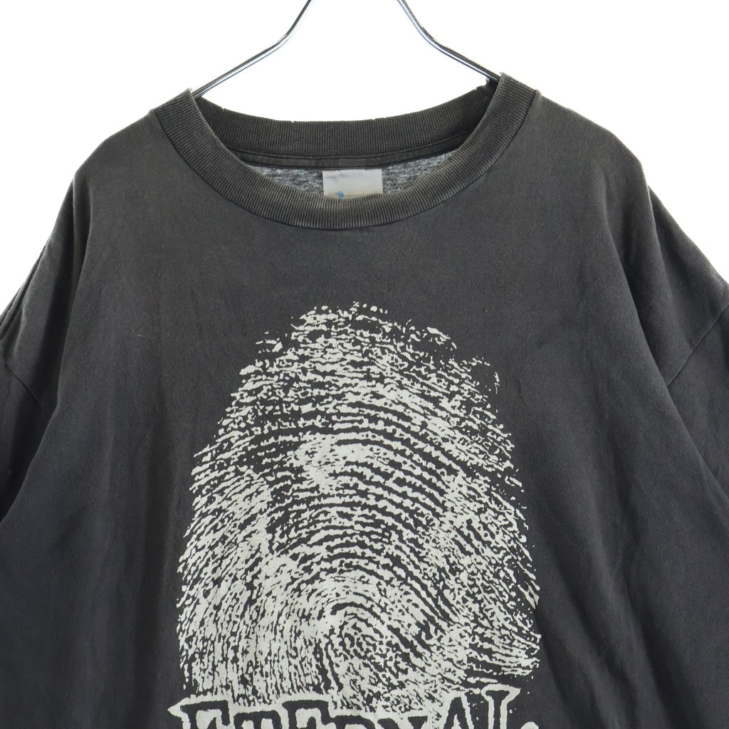 SAINT MICHAEL(セントマイケル) 24AW SS TEE CHOSEN ダメージ加工 半袖Tシャツ グレー SM-YS1-0000-004