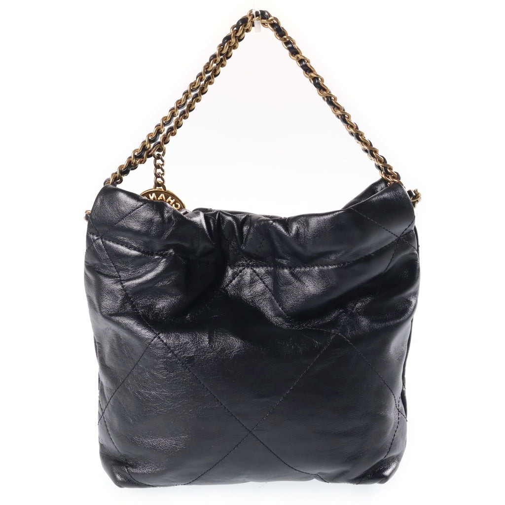 CHANEL(シャネル) Chanel 22 キルティング チェーンショルダーバッグ ブラック レディース AS3980