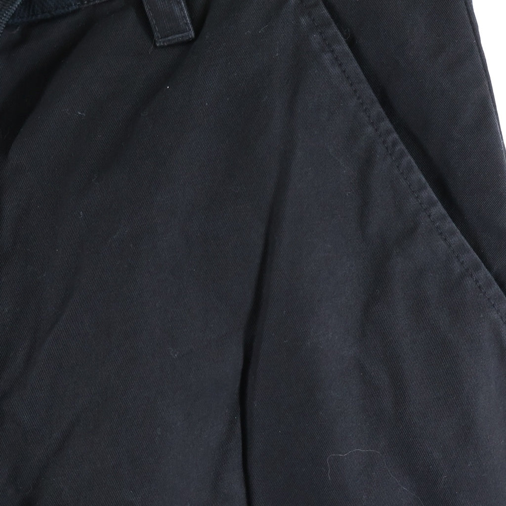 BALENCIAGA(バレンシアガ) Wide Leg Twill Chino Pants ワイドチノパンツ ブラック 871309 TKP07