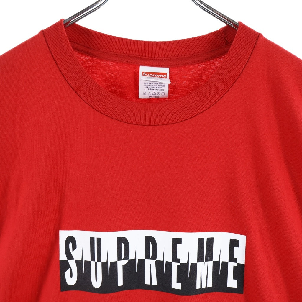 SUPREME(シュプリーム) 25AW Split Tee スプリット 半袖Tシャツ レッド