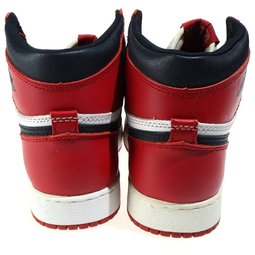 NIKE(ナイキ) 【観賞用 1994年製】 Air Jordan 1 High Chicago BG エアジョーダン1 ハイカット スニーカー シカゴ ホワイト/レッド 5Y/23.5cm 153126-101 レディース