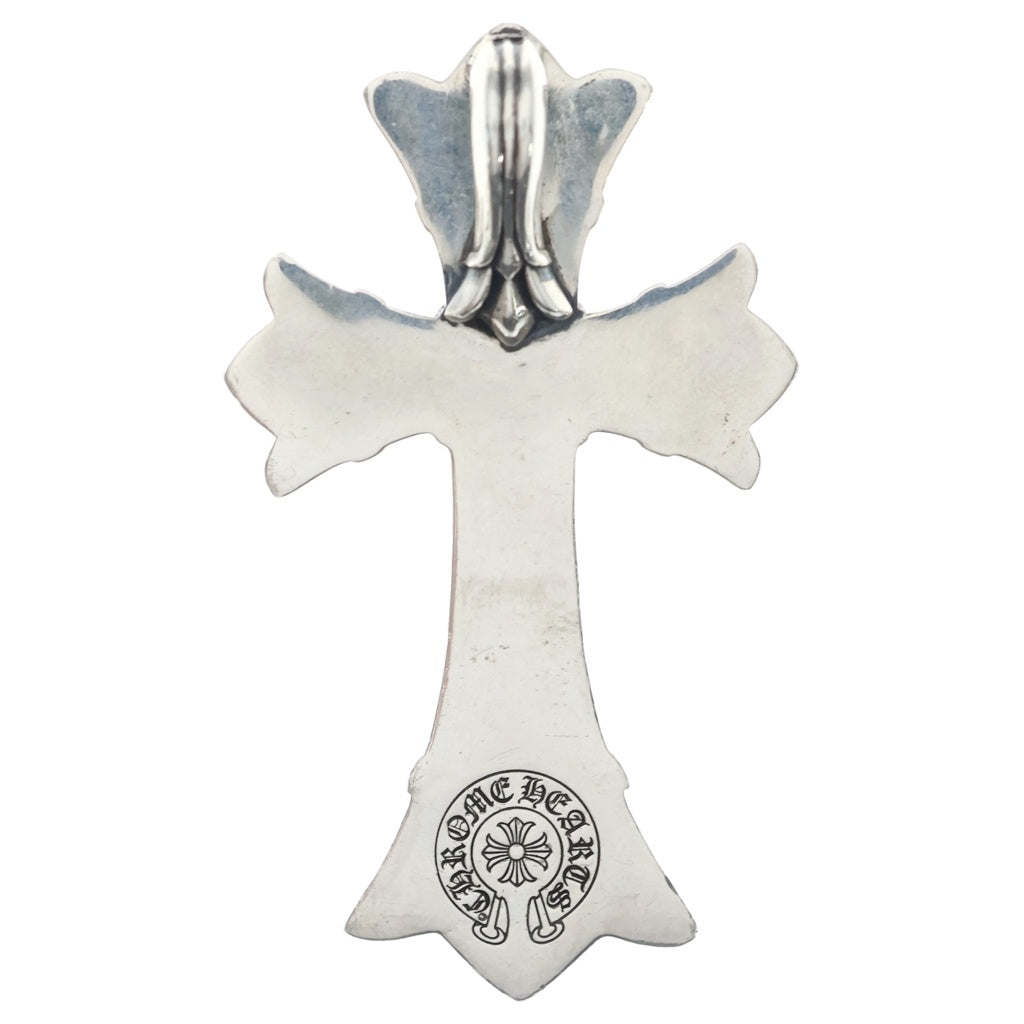CHROME HEARTS(クロムハーツ) DBL CH CRS LG ラージ ダブルCHクロスペンダントトップ シルバー BCA246