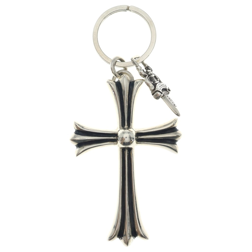 CHROME HEARTS(クロムハーツ) CH CRS LG&No5 DGGR ラージクロス#5ダガーキーリング シルバーキーリング