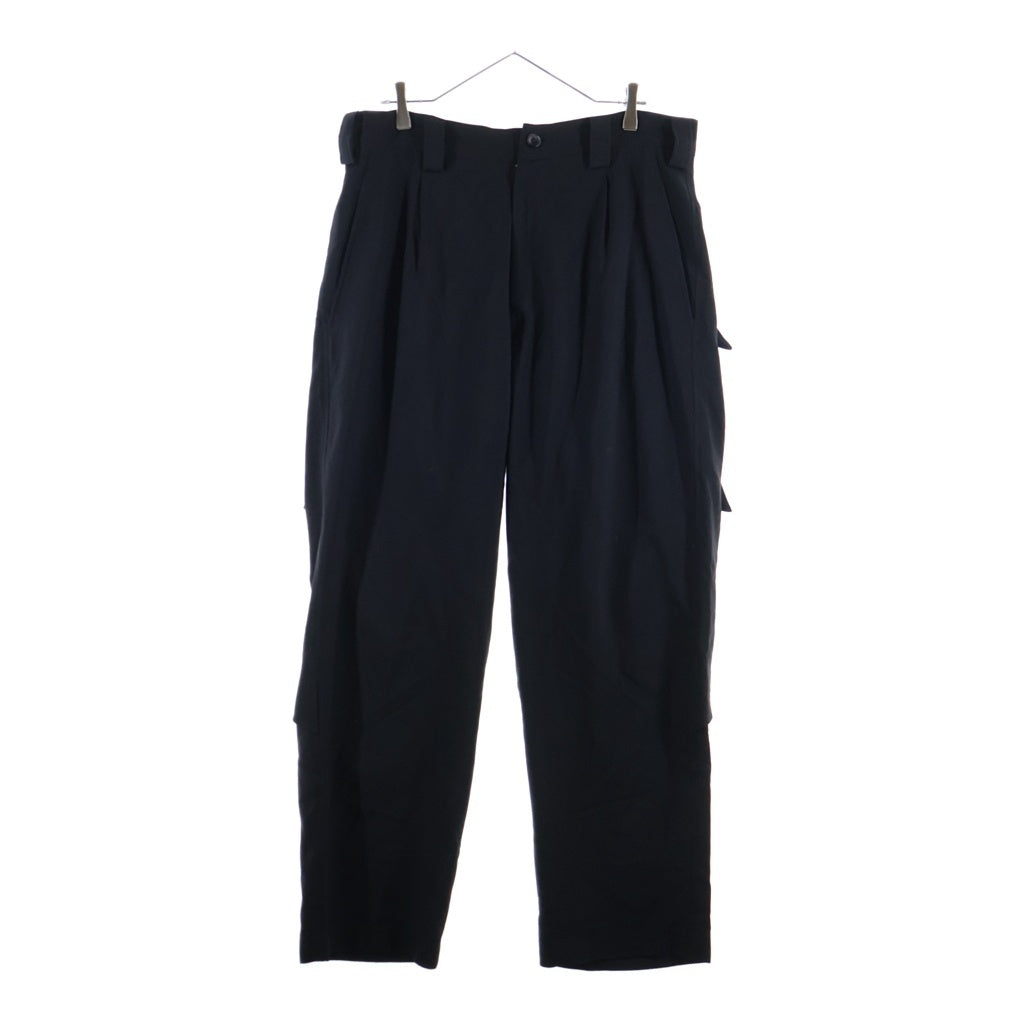 sulvam(サルバム) ×UJOH 1Tuck Wide Pants US-P01-002 ×ウジョー 1タック ワイドパンツ ブラック