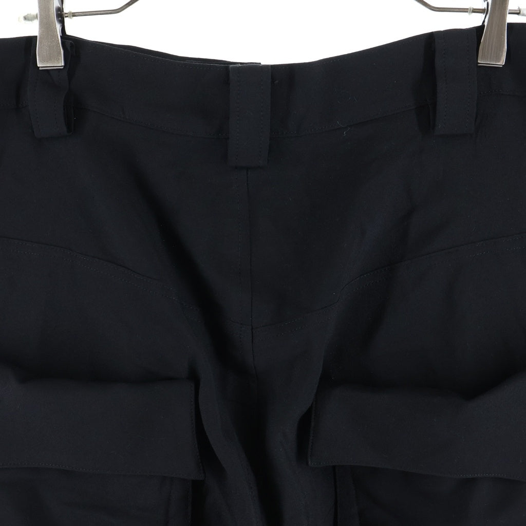 sulvam(サルバム) ×UJOH 1Tuck Wide Pants US-P01-002 ×ウジョー 1タック ワイドパンツ ブラック