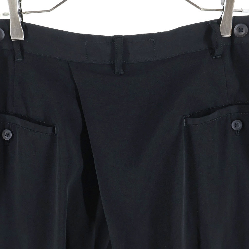 Yohji Yamamoto POUR HOMME(ヨウジヤマモト プールオム) TA TUXEDO HAKAMA PANTS HK-P12-500 タキシード ハカマタック パンツ ブラック