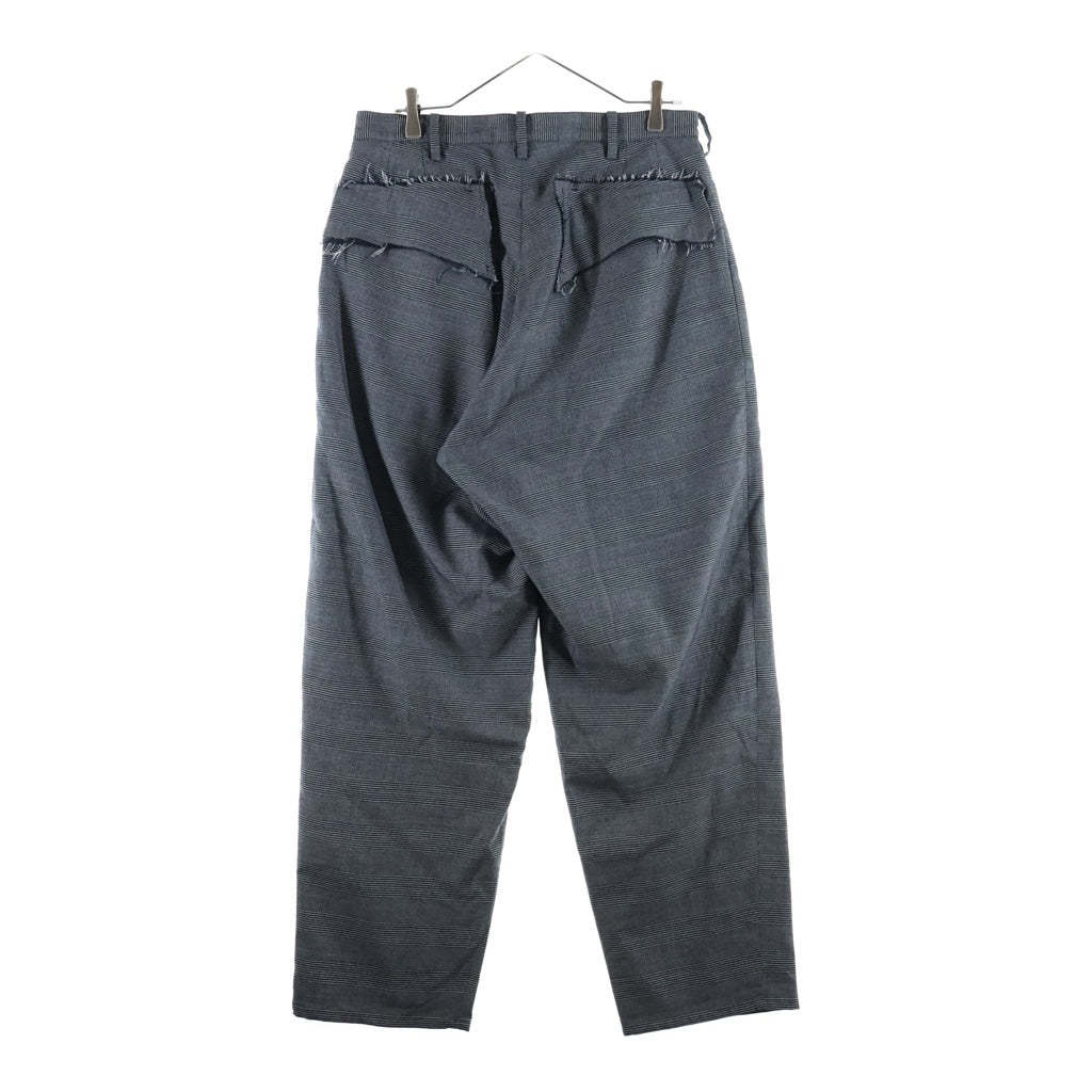 sulvam(サルバム) 25AW Cut Finish Flap Pants MW-P05-110 カットフィニッシュ フラップパンツ グレー