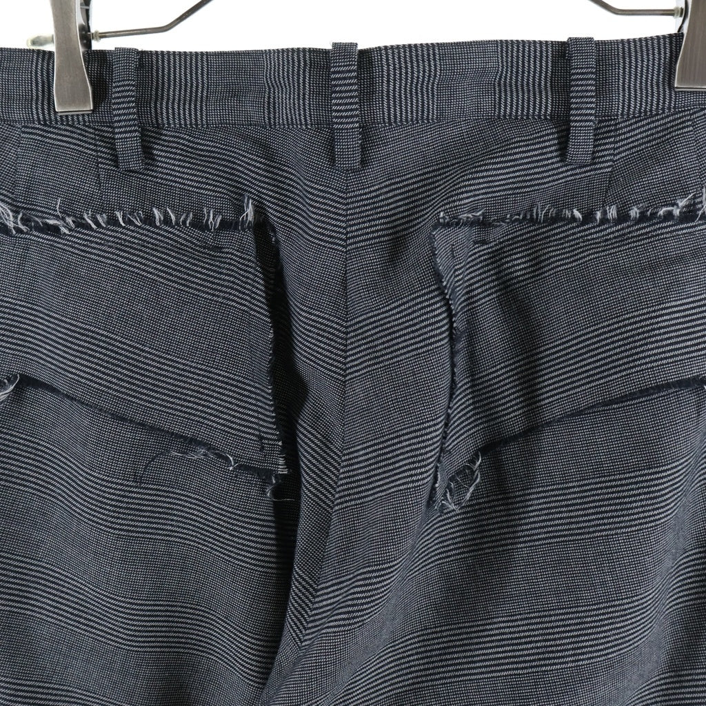sulvam(サルバム) 25AW Cut Finish Flap Pants MW-P05-110 カットフィニッシュ フラップパンツ グレー