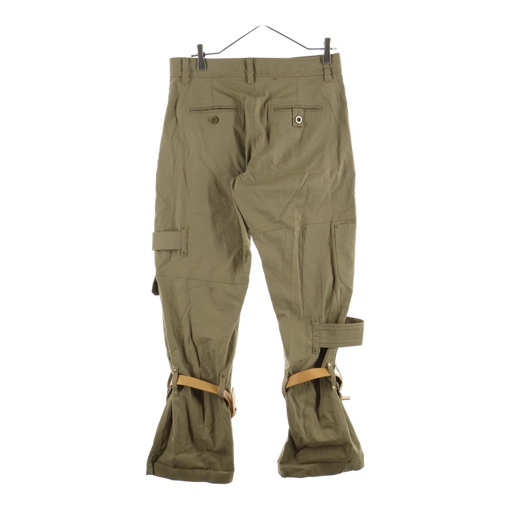 ISABEL MARANT(イザベル マラン) BRINDA TROUSERS ベルテッドストレートカーゴパンツ PA0742FAD2E03I ブラウン