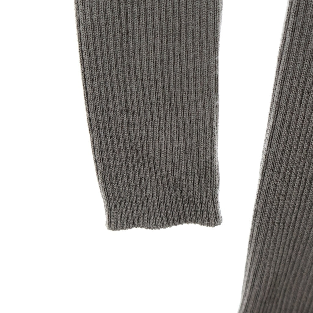Rick Owens(リックオウエンス) 26SS Open-Back Mini Dress RP01F6616-RIBM オープンバック ニットドレス レディース グレー