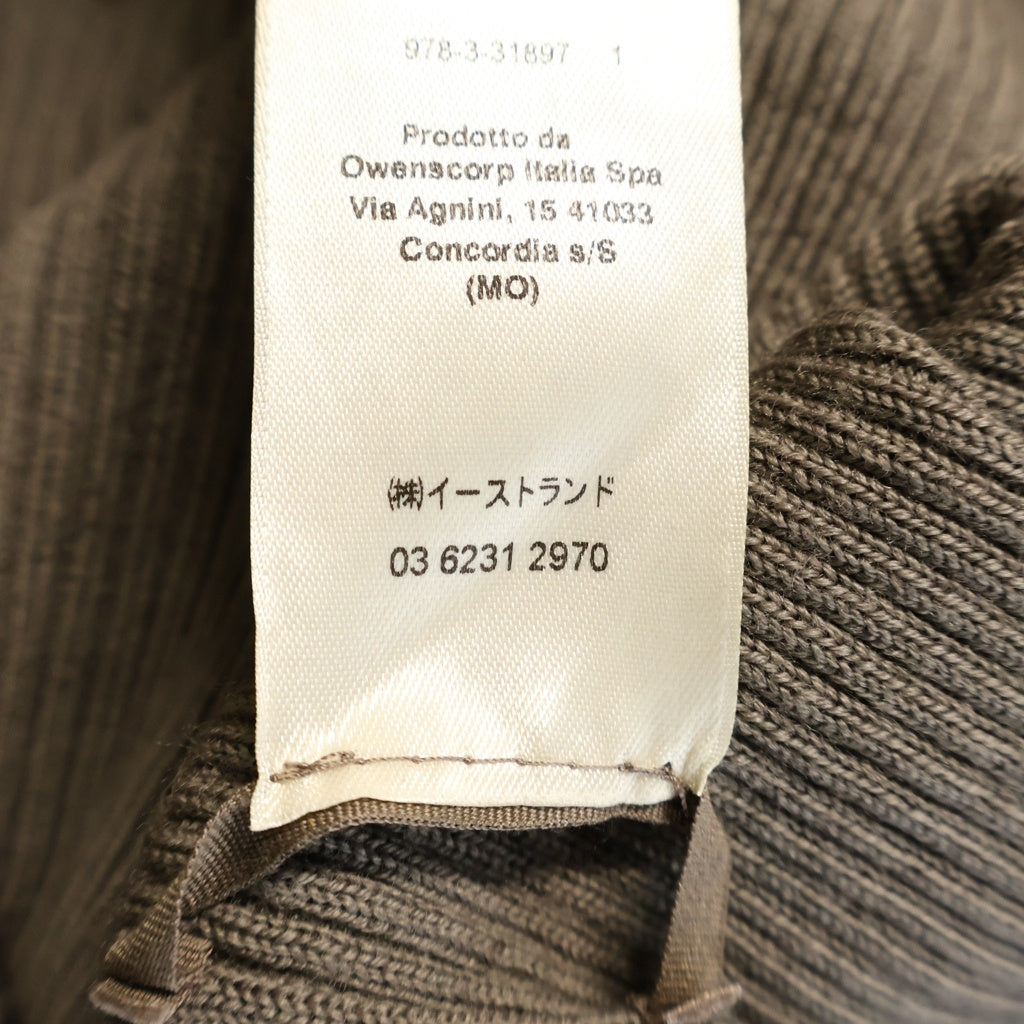Rick Owens(リックオウエンス) 26SS Open-Back Mini Dress RP01F6616-RIBM オープンバック ニットドレス レディース グレー