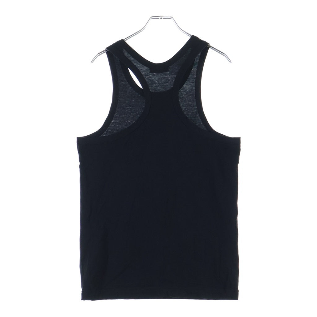 Yohji Yamamoto POUR HOMME(ヨウジヤマモト プールオム) 30/- ULTIMA PS TANK TOP HK-T01-070 アルティマ 天竺タンクトップ ブラック