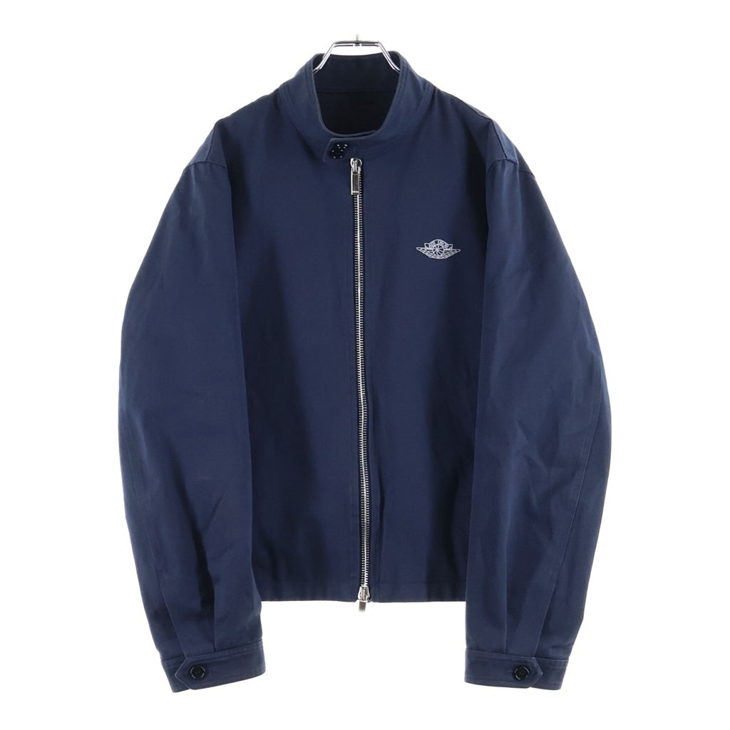 DIOR(ディオール) 20SS ×JORDAN BRAND AIR DIOR ロゴエンブロイダリー ジップアップ スタンドカラー ウーブンジャケット ネイビー 033C402A4120