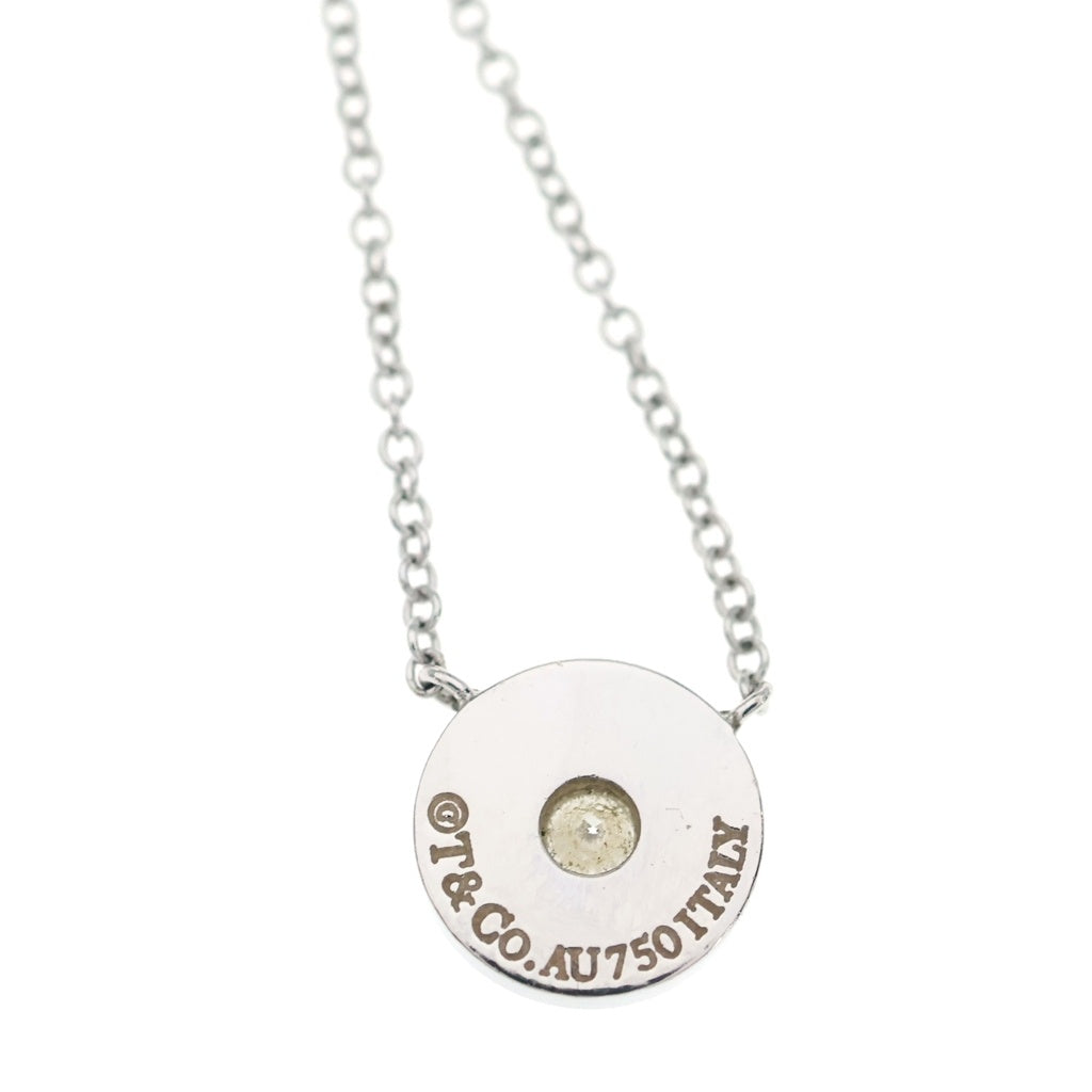 TIFFANY & Co.(ティファニー) 18KWG 1867 サークル 1Pダイヤ ネックレストップ ホワイトゴールド
