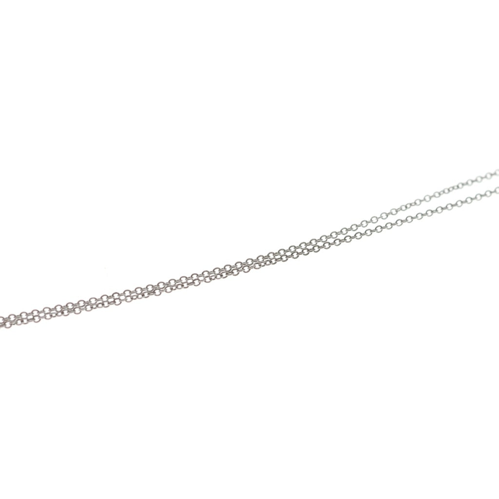 TIFFANY & Co.(ティファニー) 18KWG 1867 サークル 1Pダイヤ ネックレストップ ホワイトゴールド
