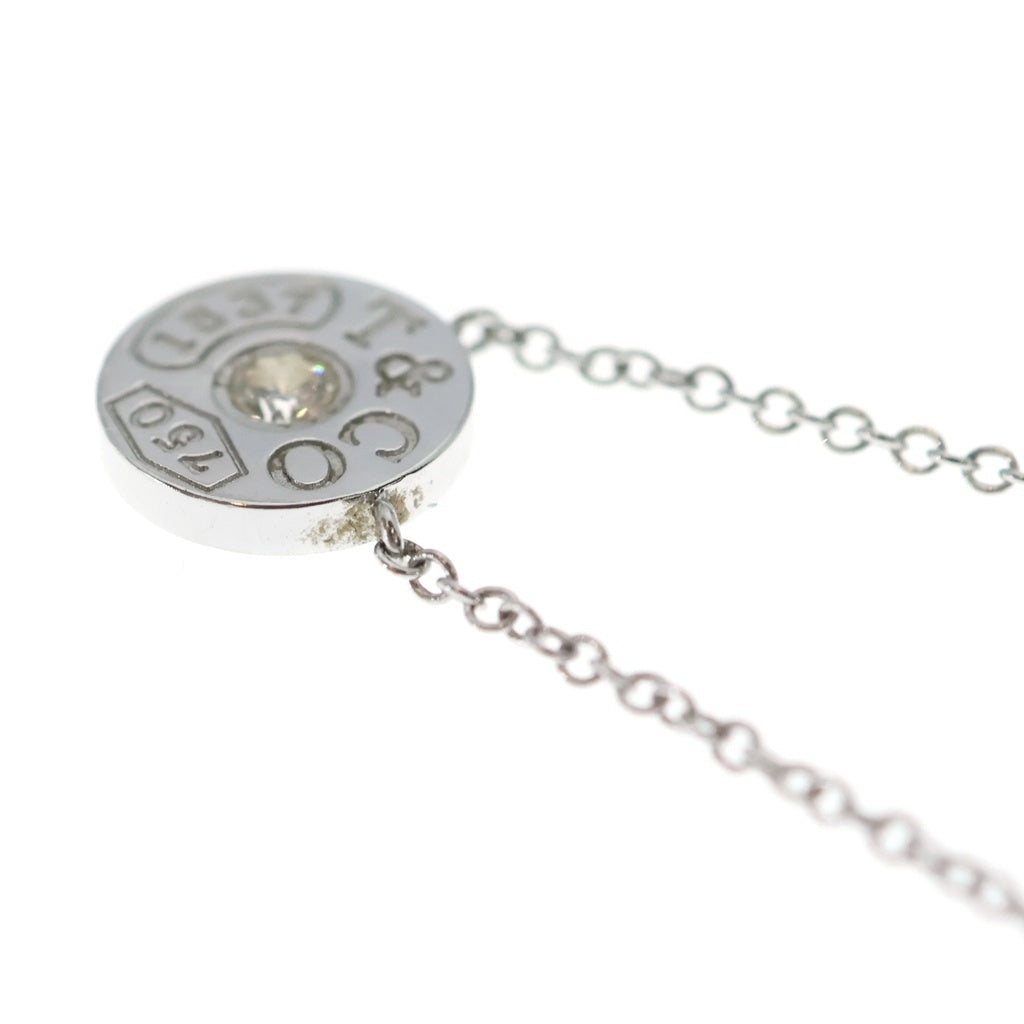 TIFFANY & Co.(ティファニー) 18KWG 1867 サークル 1Pダイヤ ネックレストップ ホワイトゴールド