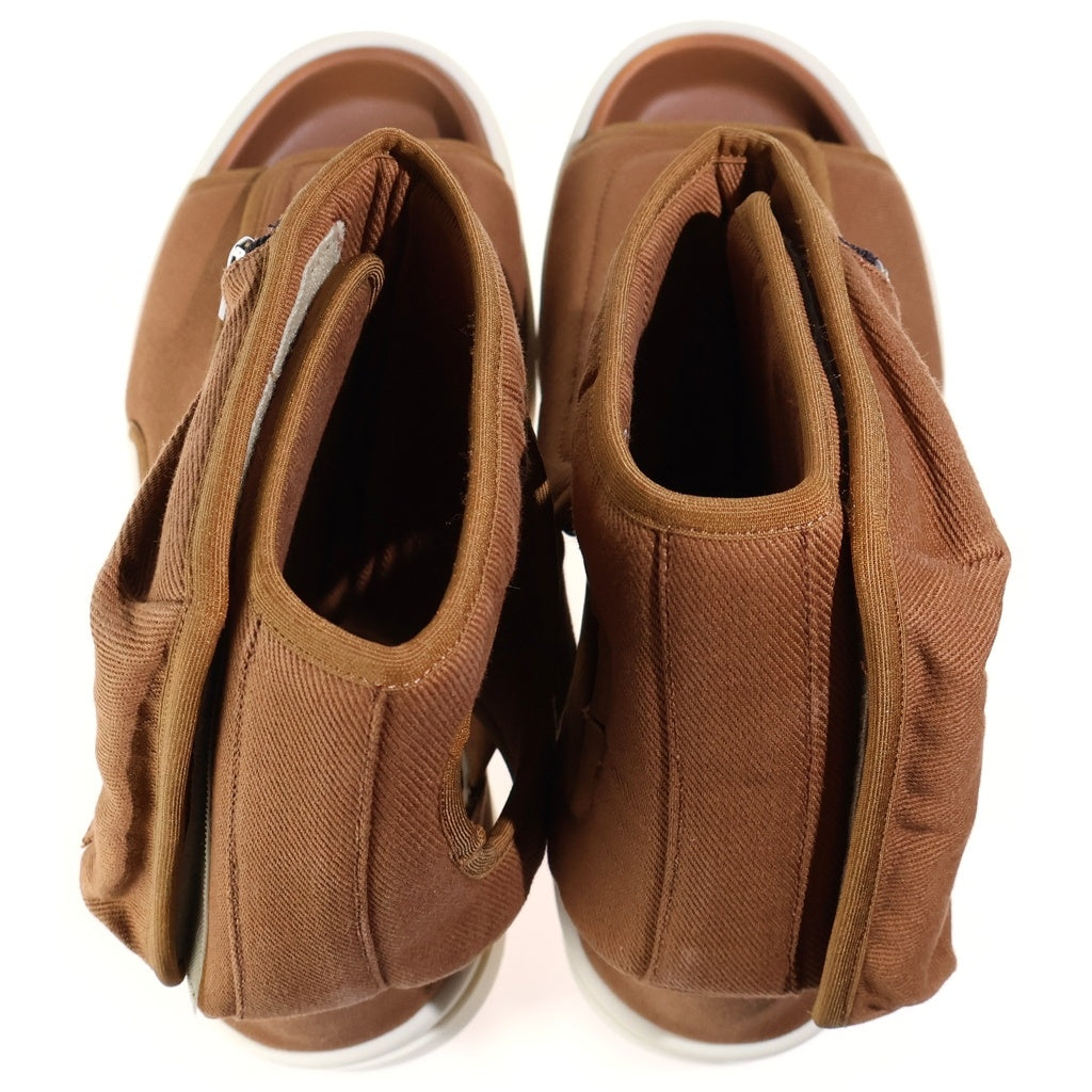 DRKSHDW(ダークシャドウ) 25SS DOUBLE BUMPER ANKLE STRAP ダブルバンパー アンクルストラップ ハイカットシューズ サンダル ブラウン DS01E3837-DO