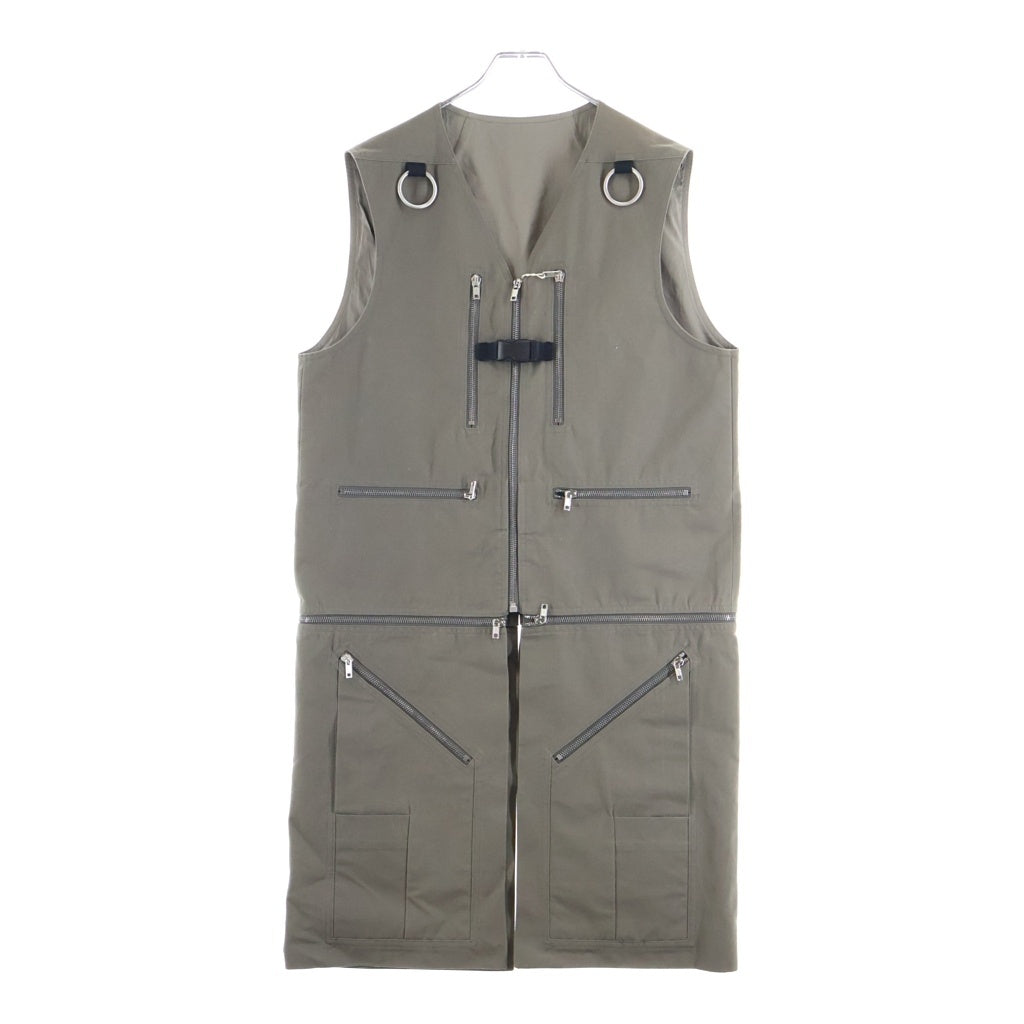 Rick Owens(リックオウエンス) 25SS HEADON UTILITY VEST ユーティリティ ジャケット ベスト ベージュ RL01E5921-CCVS