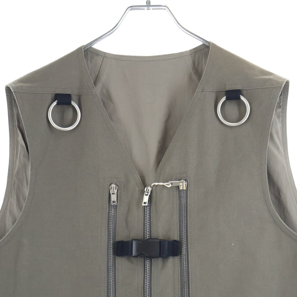 Rick Owens(リックオウエンス) 25SS HEADON UTILITY VEST ユーティリティ ジャケット ベスト ベージュ RL01E5921-CCVS