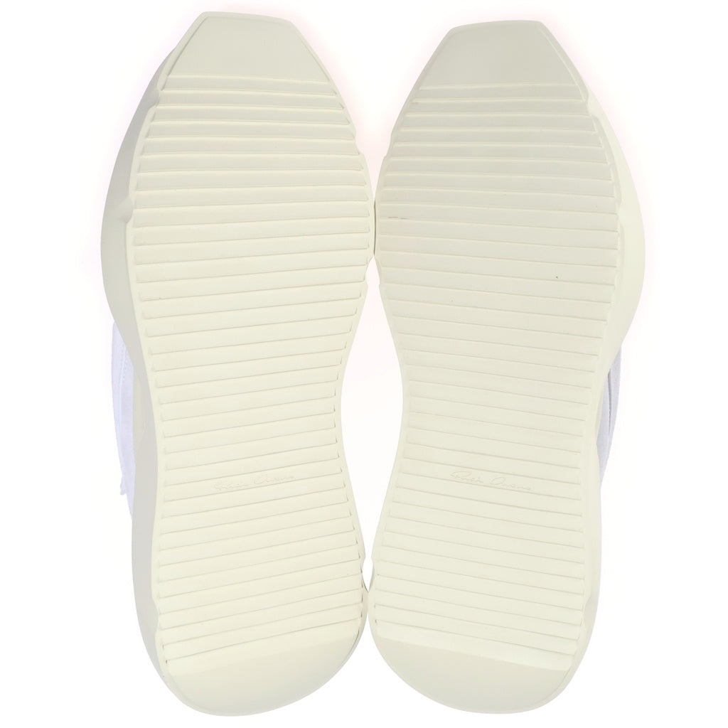 Rick Owens(リックオウエンス) 25SS GETH RUNNER ゲスランナー ハイカットシューズ ホワイト RO01E7814-SHULVS