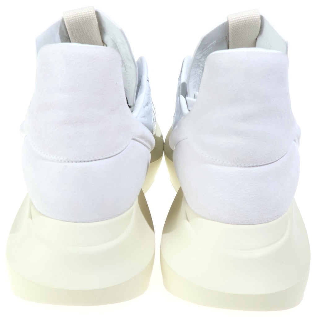 Rick Owens(リックオウエンス) 25SS GETH RUNNER ゲスランナー ハイカットシューズ ホワイト RO01E7814-SHULVS
