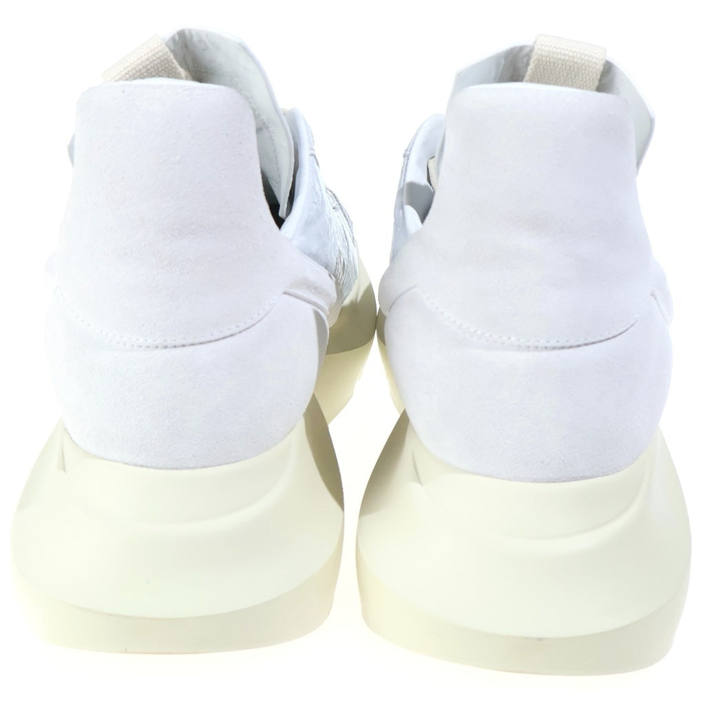 Rick Owens(リックオウエンス) 25SS GETH RUNNER ゲスランナー ハイカットシューズ ホワイト RO01E7814-SHULVS