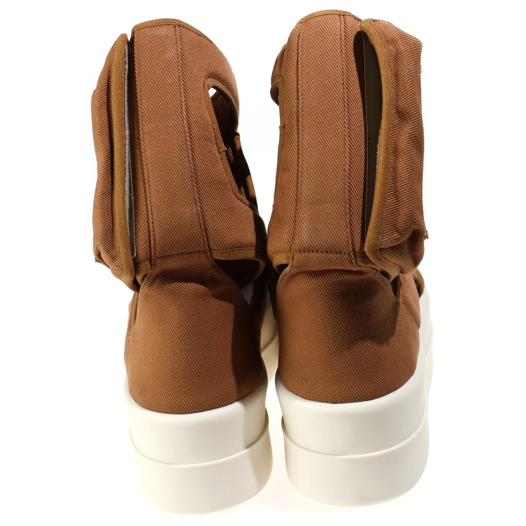 DRKSHDW(ダークシャドウ) 25SS DOUBLE BUMPER ANKLE STRAP ダブルバンパー アンクルストラップ ハイカットシューズ サンダル ブラウン DS01E3837-DO