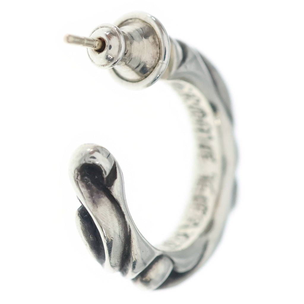 CHROME HEARTS(クロムハーツ) HOOP SCROOL スクロール フープピアス シルバー BCA102