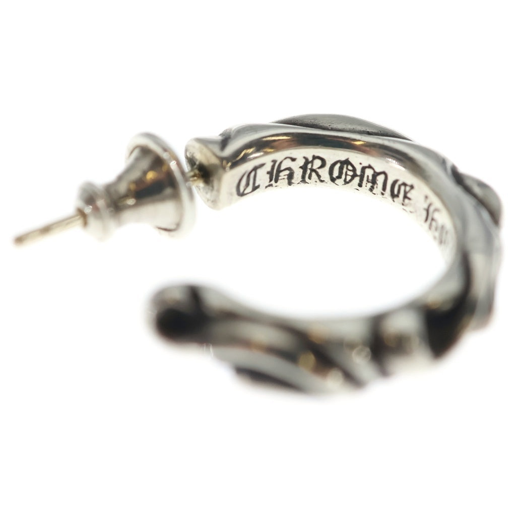 CHROME HEARTS(クロムハーツ) HOOP SCROOL スクロール フープピアス シルバー BCA102