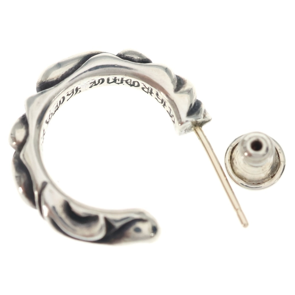 CHROME HEARTS(クロムハーツ) HOOP SCROOL スクロール フープピアス シルバー BCA102