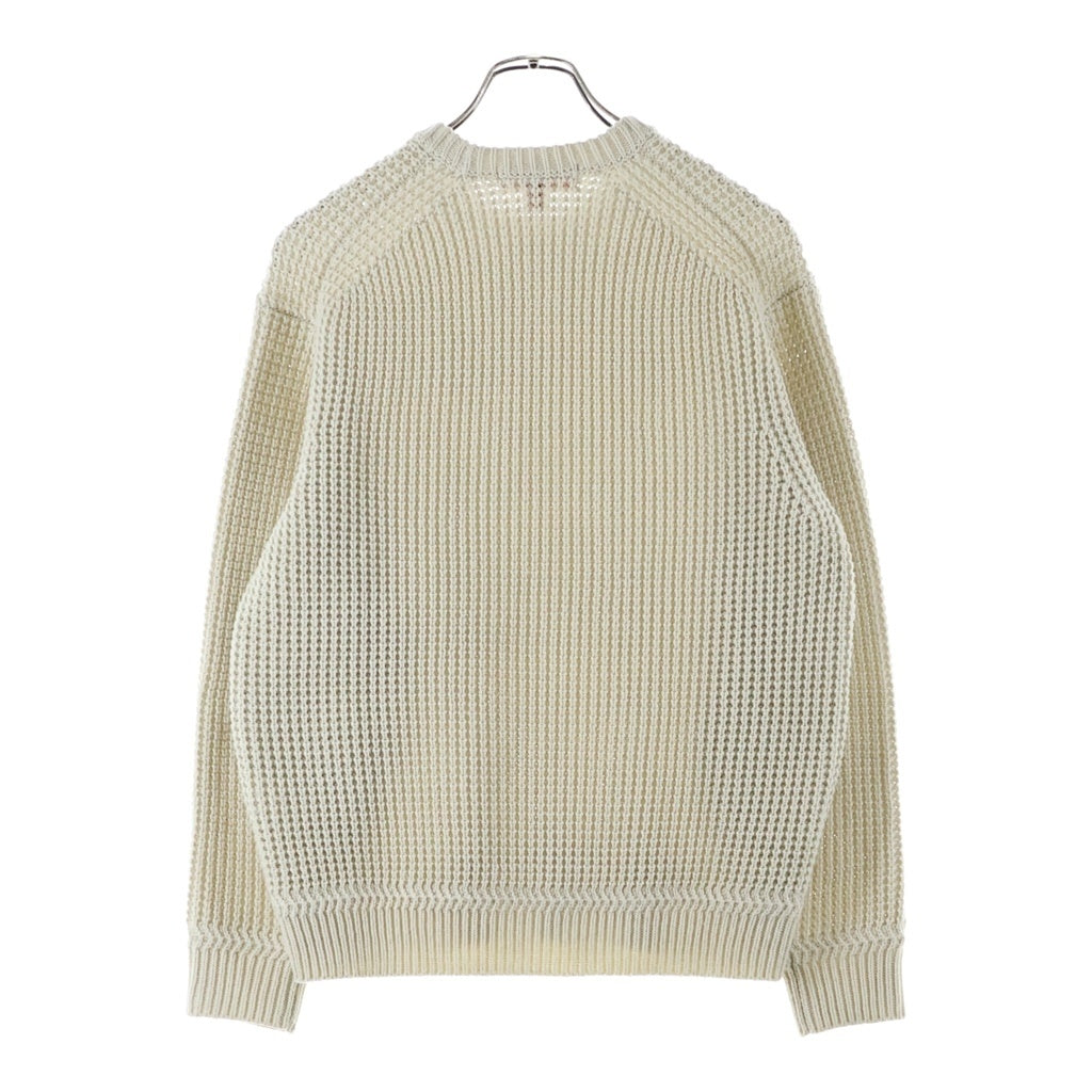 SUPREME(シュプリーム) 24AW Waffle Small Box Sweater ワッフル スモールボックスロゴ スウェット トレーナー ベージュ