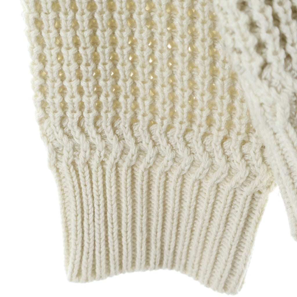 SUPREME(シュプリーム) 24AW Waffle Small Box Sweater ワッフル スモールボックスロゴ スウェット トレーナー ベージュ