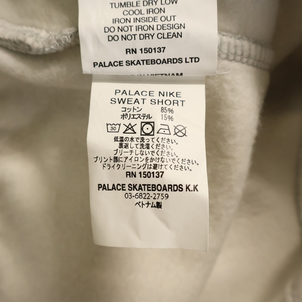 Palace Skateboards(パレススケートボーズ) ×26SS NIKE SWEAT SHORT PANT スウェット ショート パンツ ハーフパンツ グレー