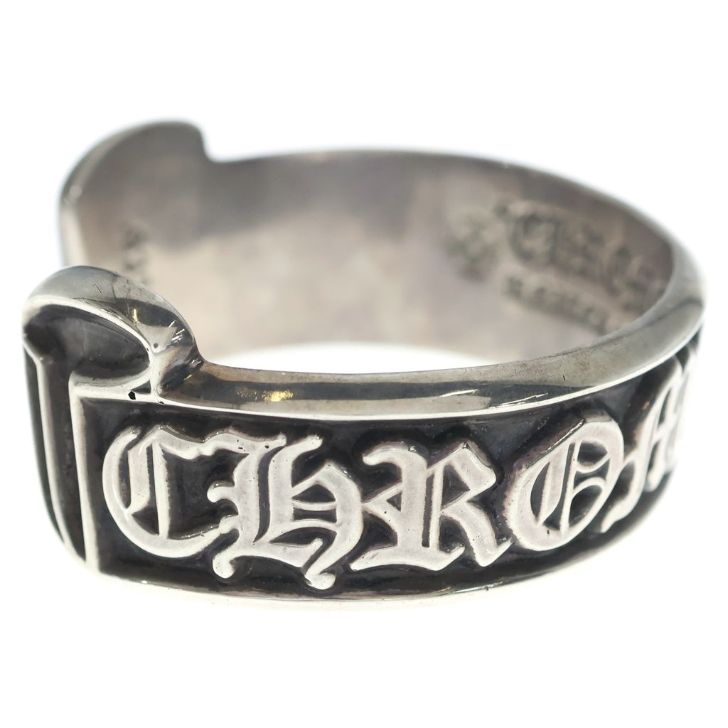 CHROME HEARTS(クロムハーツ) SCROLL LABEL CUFF BRACELET CHスクロール レーベル ブレスレット シルバー