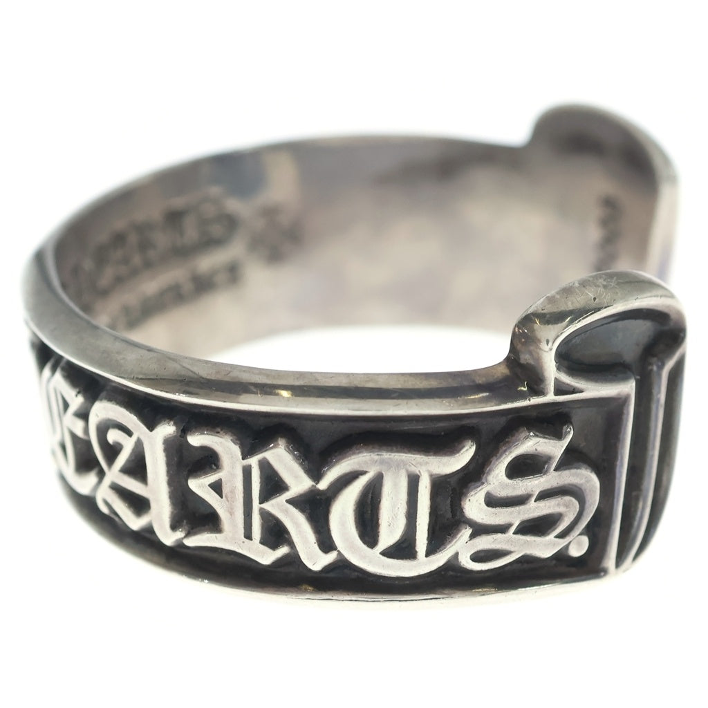 CHROME HEARTS(クロムハーツ) SCROLL LABEL CUFF BRACELET CHスクロール レーベル ブレスレット シルバー