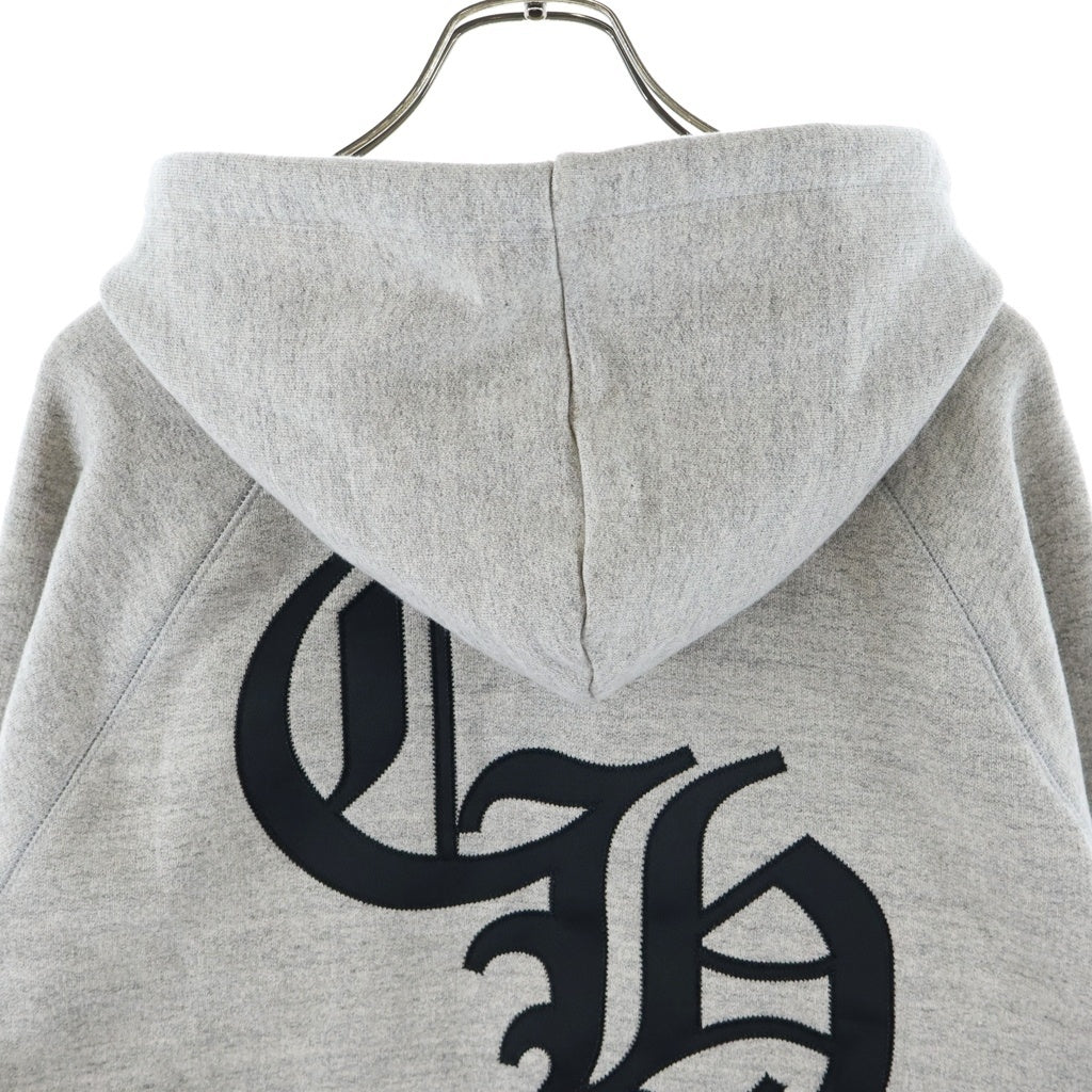 CHROME HEARTS(クロムハーツ) 7-11 HOODIE バックCHロゴクロス刺繍プルオーバーパーカー グレー