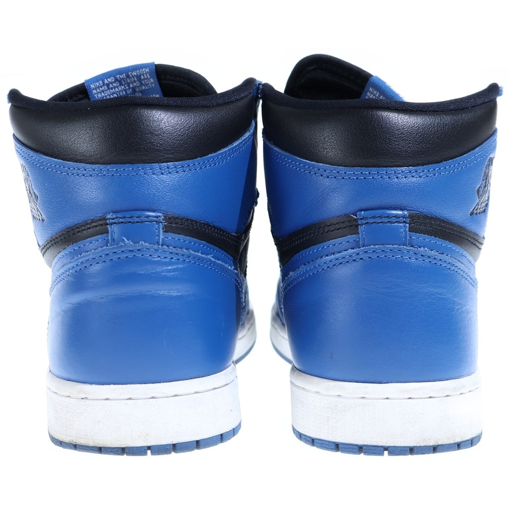 NIKE(ナイキ) AIR JORDAN1 RETRO OG DARK MARINA BLUE エアジョーダン レトロ ダークマリーナブルー ハイカットスニーカー ブラック/ブルー US10/28.0cm 555088-404