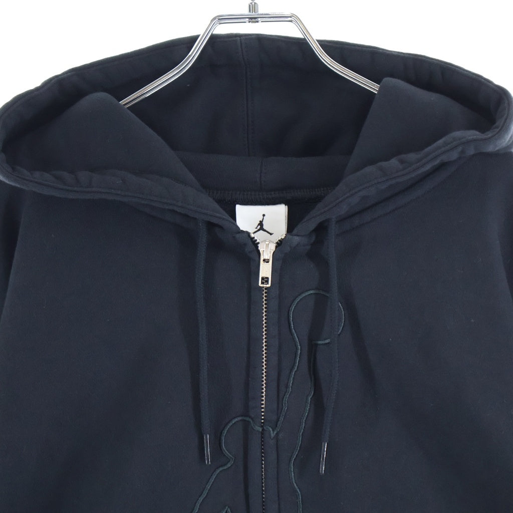 SUPREME(シュプリーム) 26ss ×Jordan Hooded Sweatshirt ジョーダン ロゴエンブロイダリー フーデッド スウェッシャツ ブラック